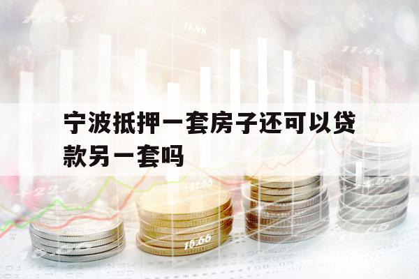 宁波抵押一套房子还可以贷款另一套吗
