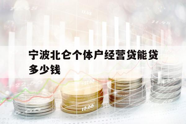 宁波北仑个体户经营贷能贷多少钱