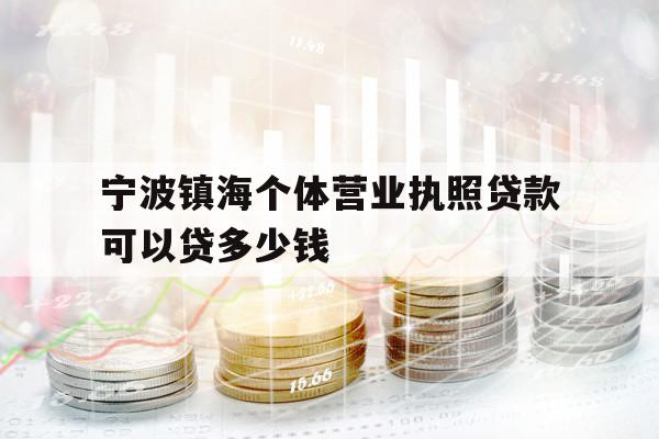 宁波镇海个体营业执照贷款可以贷多少钱