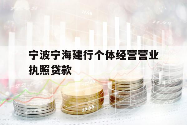 宁波宁海建行个体经营营业执照贷款
