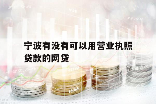 宁波有没有可以用营业执照贷款的网贷