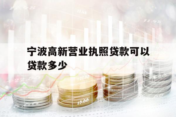 宁波高新营业执照贷款可以贷款多少