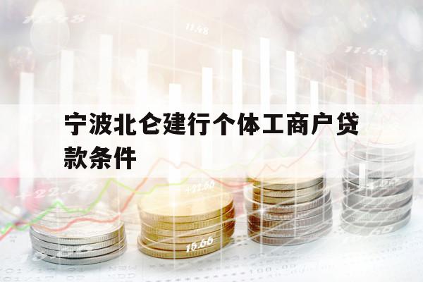 宁波北仑建行个体工商户贷款条件