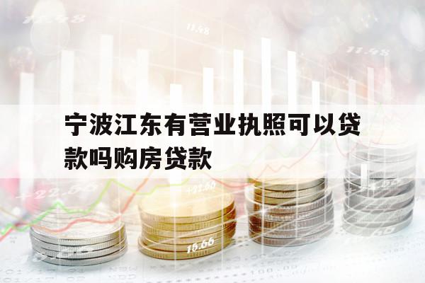 宁波江东有营业执照可以贷款吗购房贷款