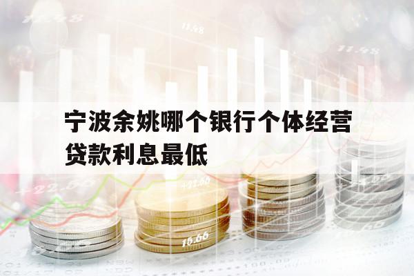 宁波余姚哪个银行个体经营贷款利息最低