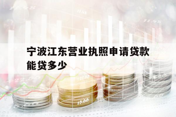 宁波江东营业执照申请贷款能贷多少