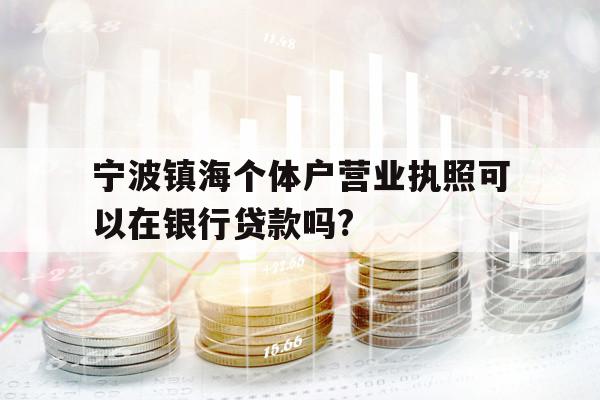宁波镇海个体户营业执照可以在银行贷款吗?