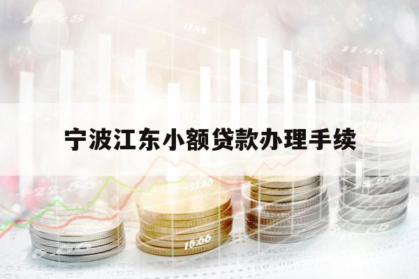 宁波江东小额贷款办理手续