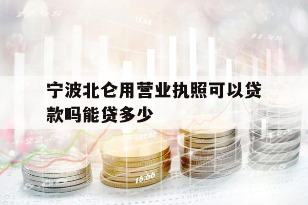 宁波北仑用营业执照可以贷款吗能贷多少