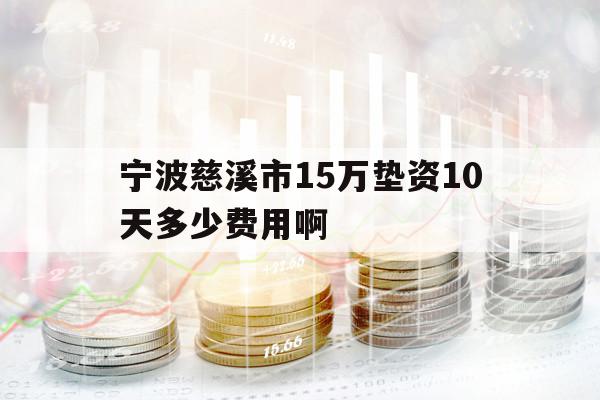 宁波慈溪市15万垫资10天多少费用啊