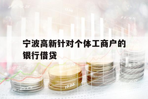 宁波高新针对个体工商户的银行借贷