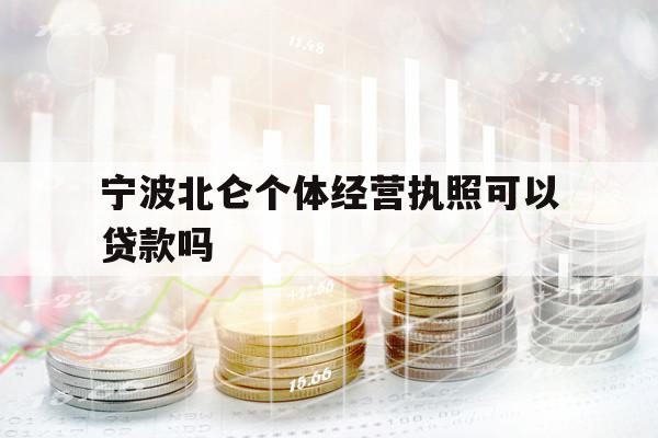 宁波北仑个体经营执照可以贷款吗