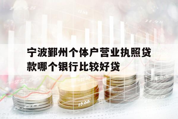 宁波鄞州个体户营业执照贷款哪个银行比较好贷