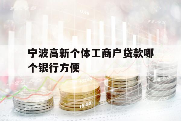 宁波高新个体工商户贷款哪个银行方便