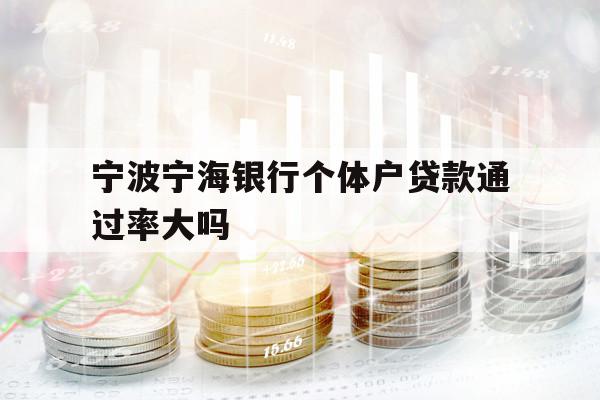 宁波宁海银行个体户贷款通过率大吗
