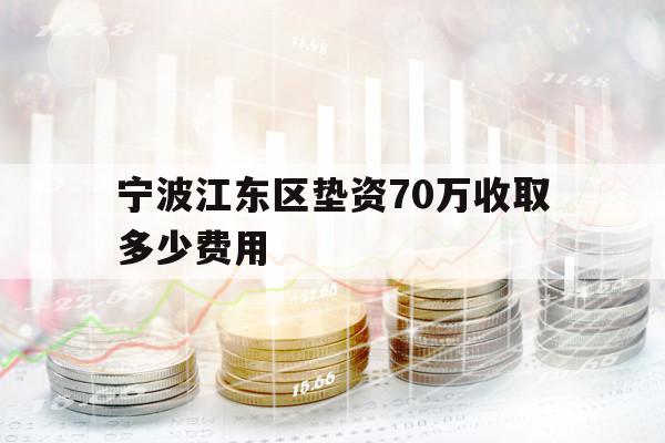 宁波江东区垫资70万收取多少费用