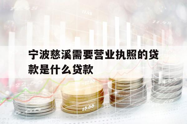 宁波慈溪需要营业执照的贷款是什么贷款