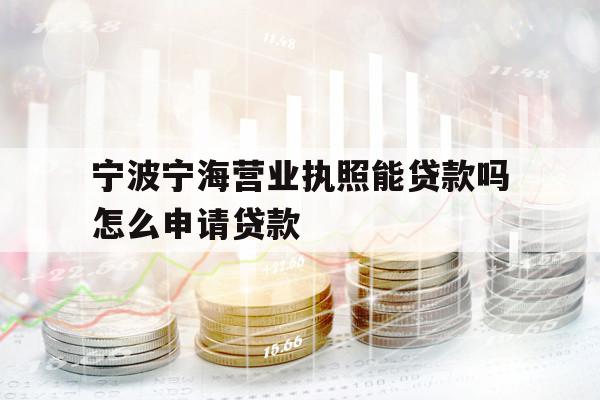 宁波宁海营业执照能贷款吗怎么申请贷款