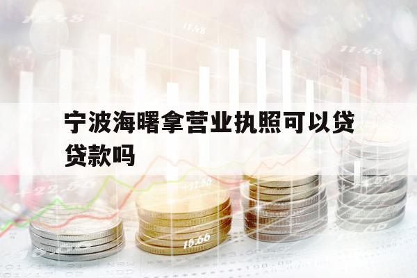 宁波海曙拿营业执照可以贷贷款吗