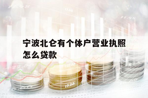 宁波北仑有个体户营业执照怎么贷款 宁波北仑有个体户营业执照怎么贷款