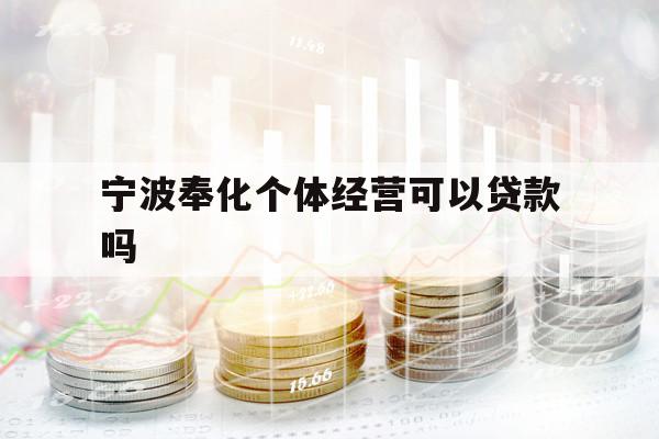 宁波奉化个体经营可以贷款吗
