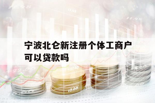 宁波北仑新注册个体工商户可以贷款吗
